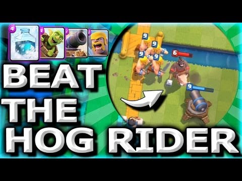 Countering The Hog Rider- Cards and Strategies