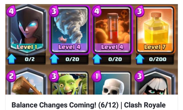 upcoming clash royale balance changes